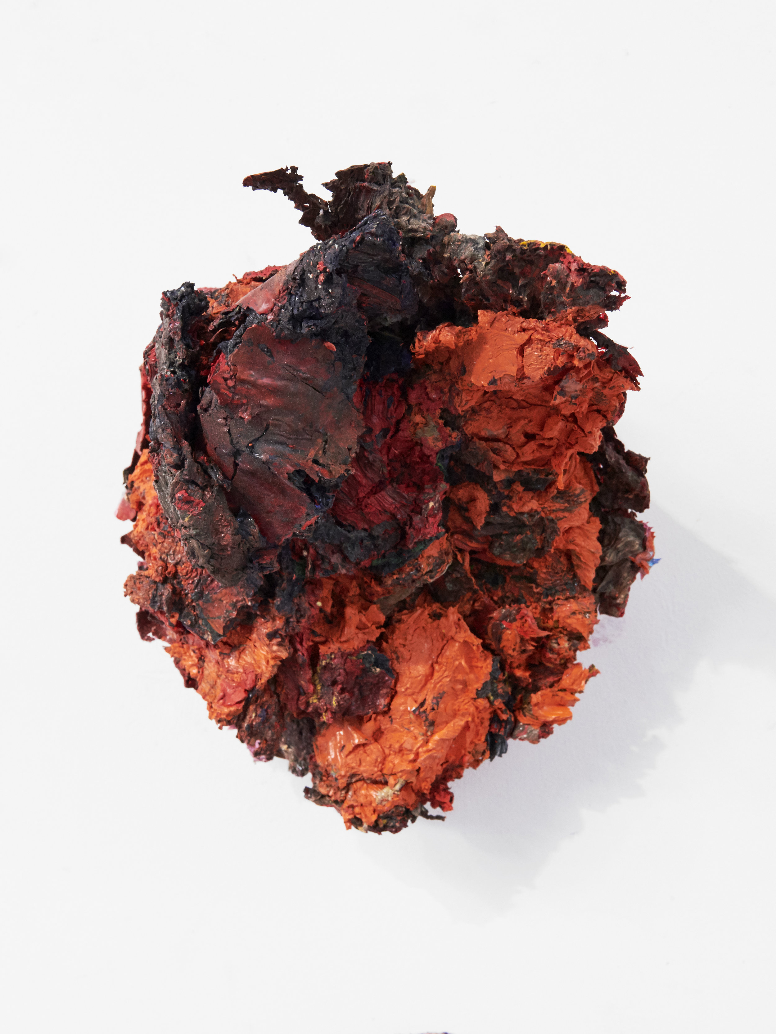  Mask III,2019                                                                                                                         Oil on wood 24 x 30 x 23 cm 