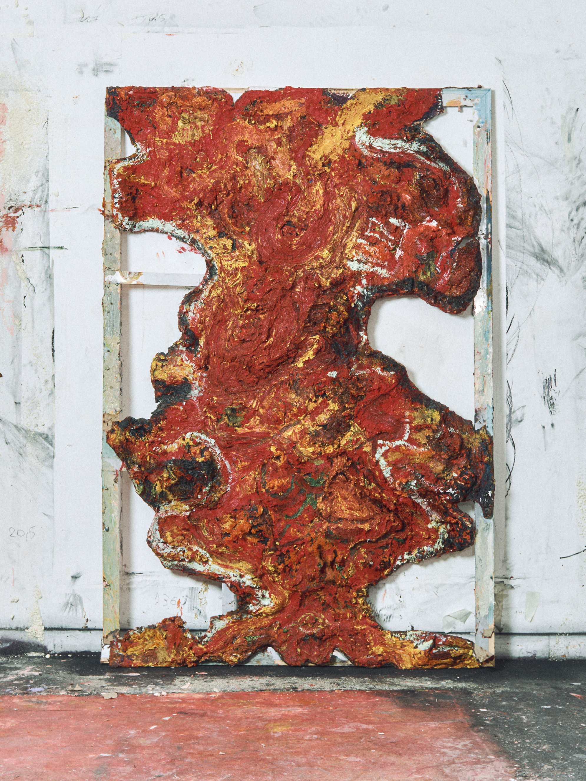  Double Demon, 2017/18 Oil on on canvas 215 x 140 x 6 cm 